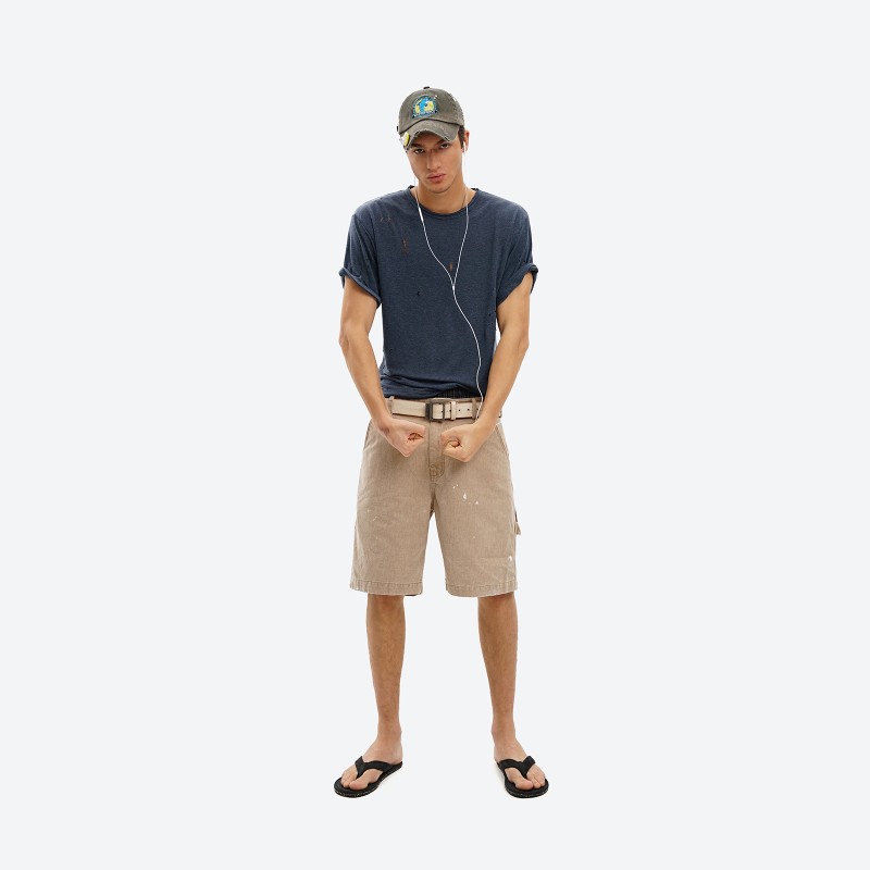 Loose Fit Ripped  T-Shirt